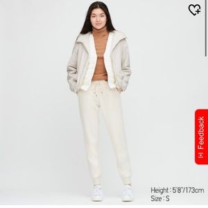COPY - Uniqlo NWT small pile-lined fleece jacket
